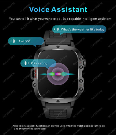 Military Smart Watch Sports Fitness Tracker.