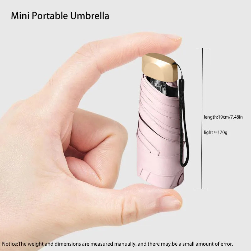Outdoor Mini Ultralight Folding Umbrella.