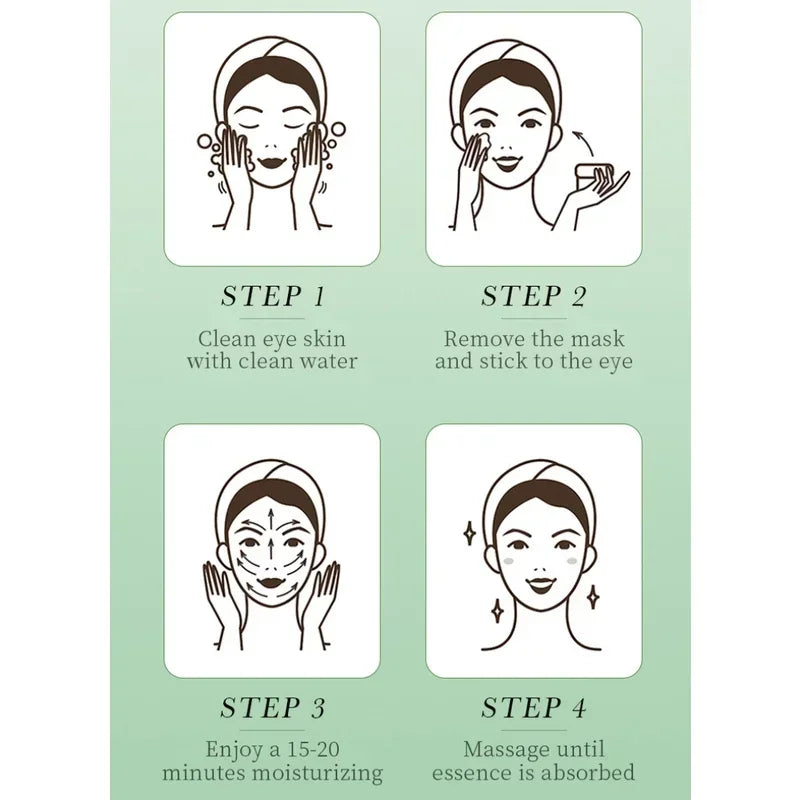 Aloe Collagen Soothing Eye Mask Moisturizing Repair Eye Dry Eye Mask.