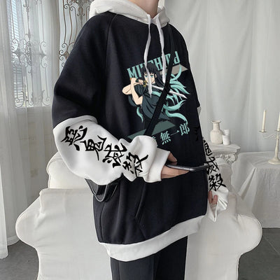 Men Cool Cartoon Printed Sweatshirt Plus Size.