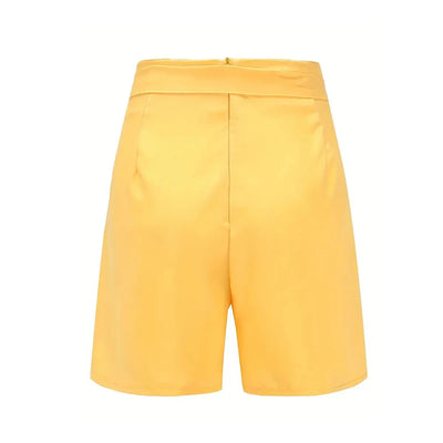 Tie Waist Beach Summer High Waist Shorts.