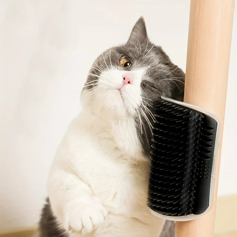 Cat Self Groomer with Massage Comb Brush.