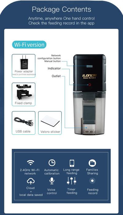 Automatic Aquarium Fish Tank Feeder.