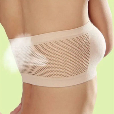 Women Breathable Mesh Tube Bra.