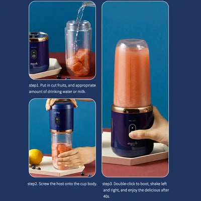 Portable Juicer Cup Smoothie Fruit Blender.
