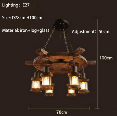 Wheel Pendant lights Metallic luster Hanging Lamps.