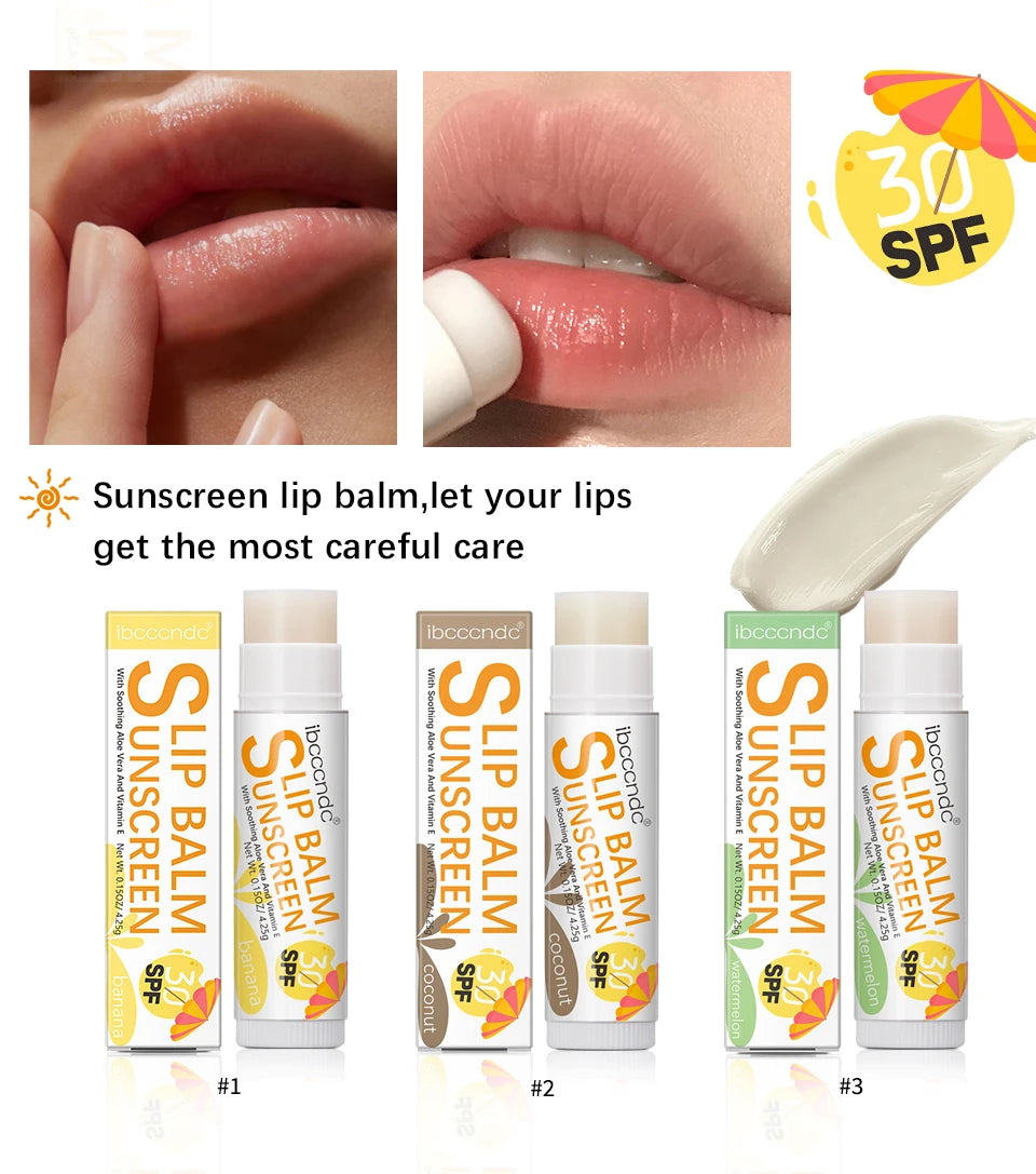 Sunscreen Lip Balm Protection Moisturizer.