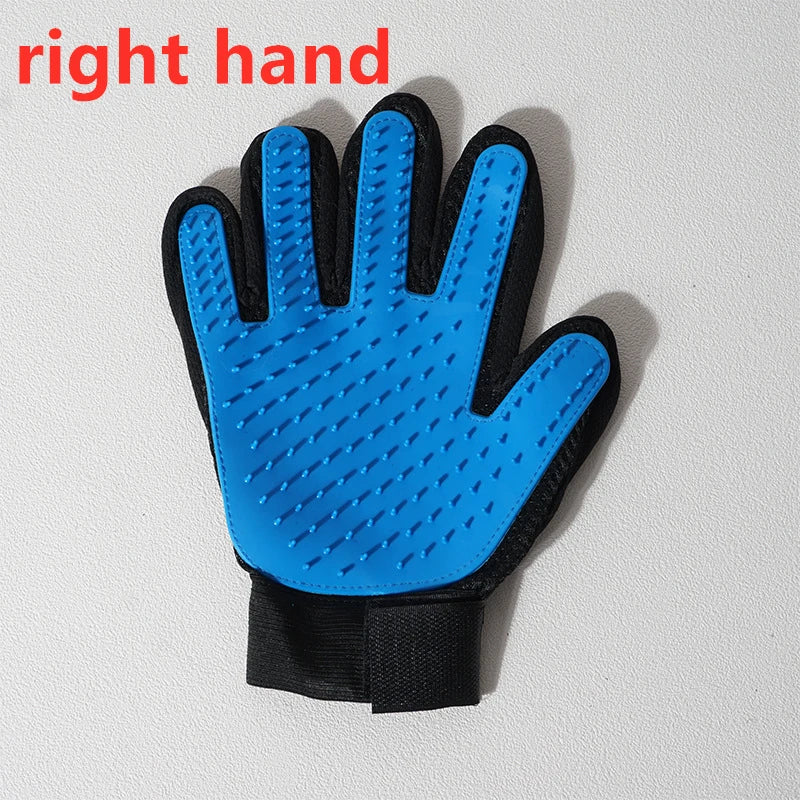 Pet Glove Cat Grooming Glove and Hair Deseeding.