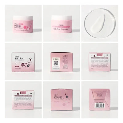 Japan Sakura Wrinkle Remover Face Serum Cream Anti-Aging Fade.