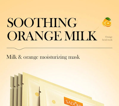 Milk Fruits Facial Masks Vitamin C Avocado.
