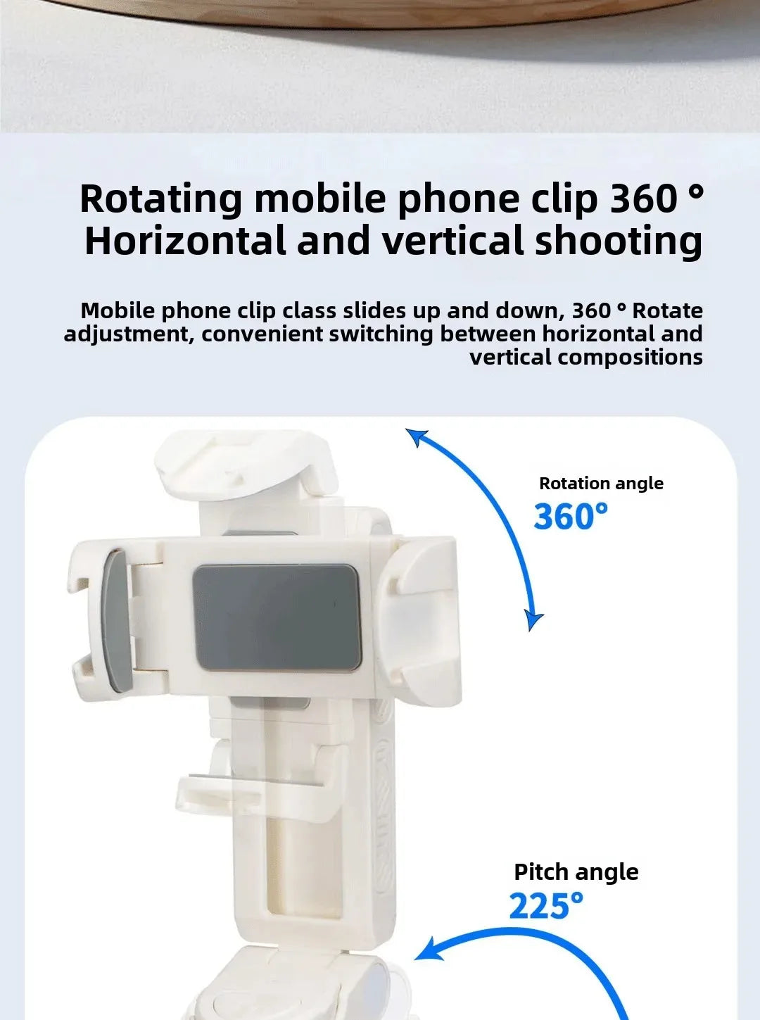 Super Mini Selfie Stick Portable Phone Holder.