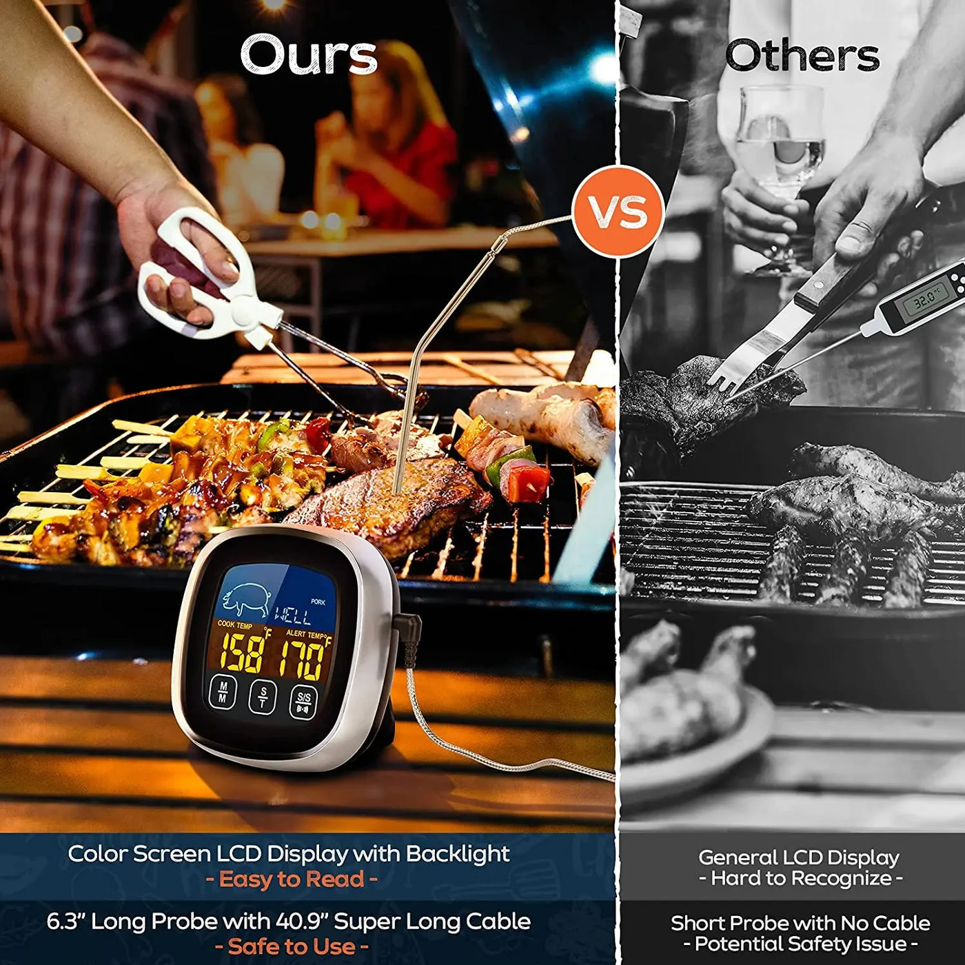 Digital Meat Kitchen Thermometer.