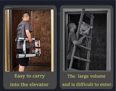Stainless Steel Folding Ladder.