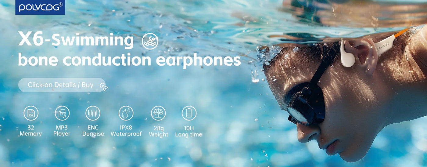 Swimming Earphones Waterproof.