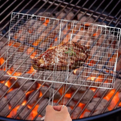 BBQ Mesh Non-Stick Grilling Basket.