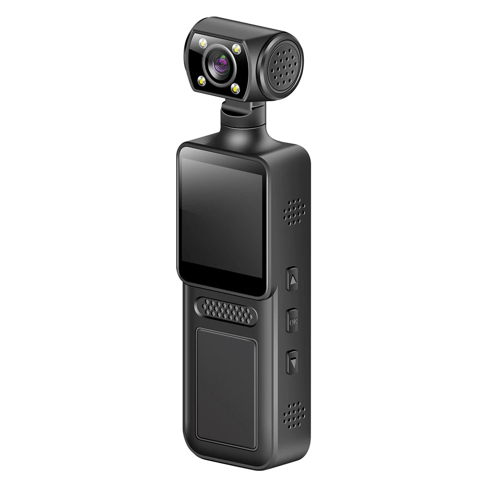 128GB 4K Ultra HD Action Mini Camera 180 Rotatable Vlog.