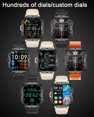 Smartwatch Waterproof Bluetooth Call Ai Voice.