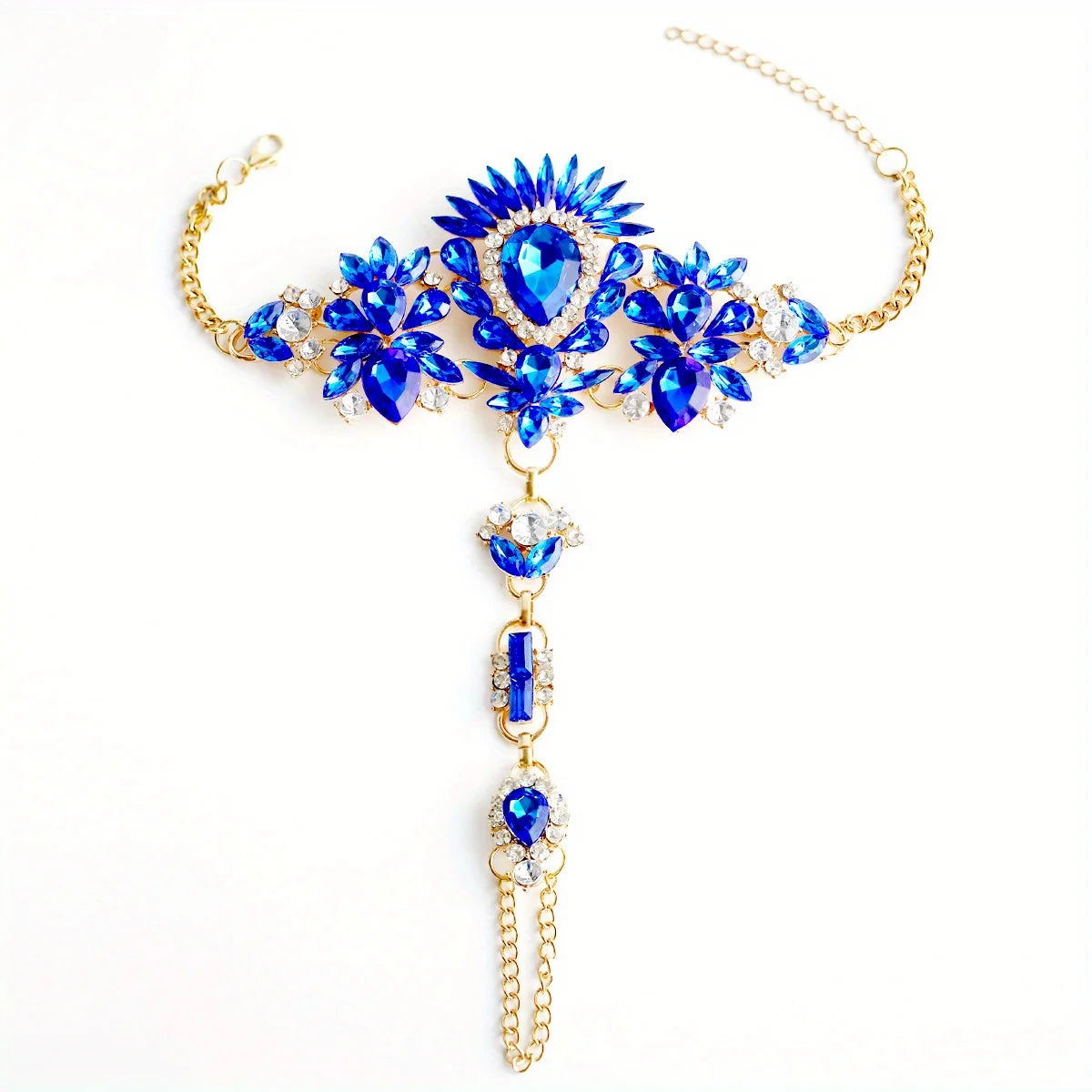 Anklet Colorful Faux Crystal Beach Accessories.