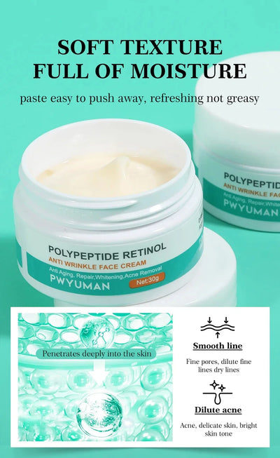 Instant Retinol Lifting Firming Cream Polypeptide Wrinkle Remover.