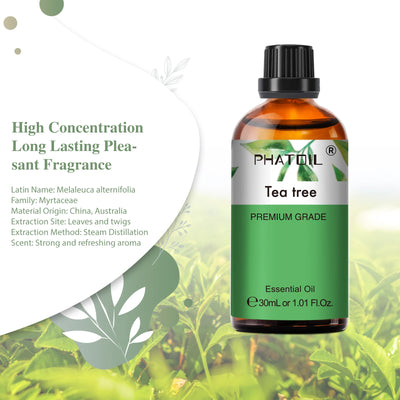 Tea tree Essential Oil for Aromatherapy Candle.