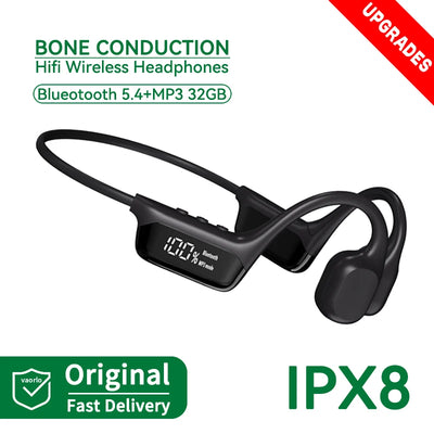 Bluetooth Wireless Swimming Headsets.