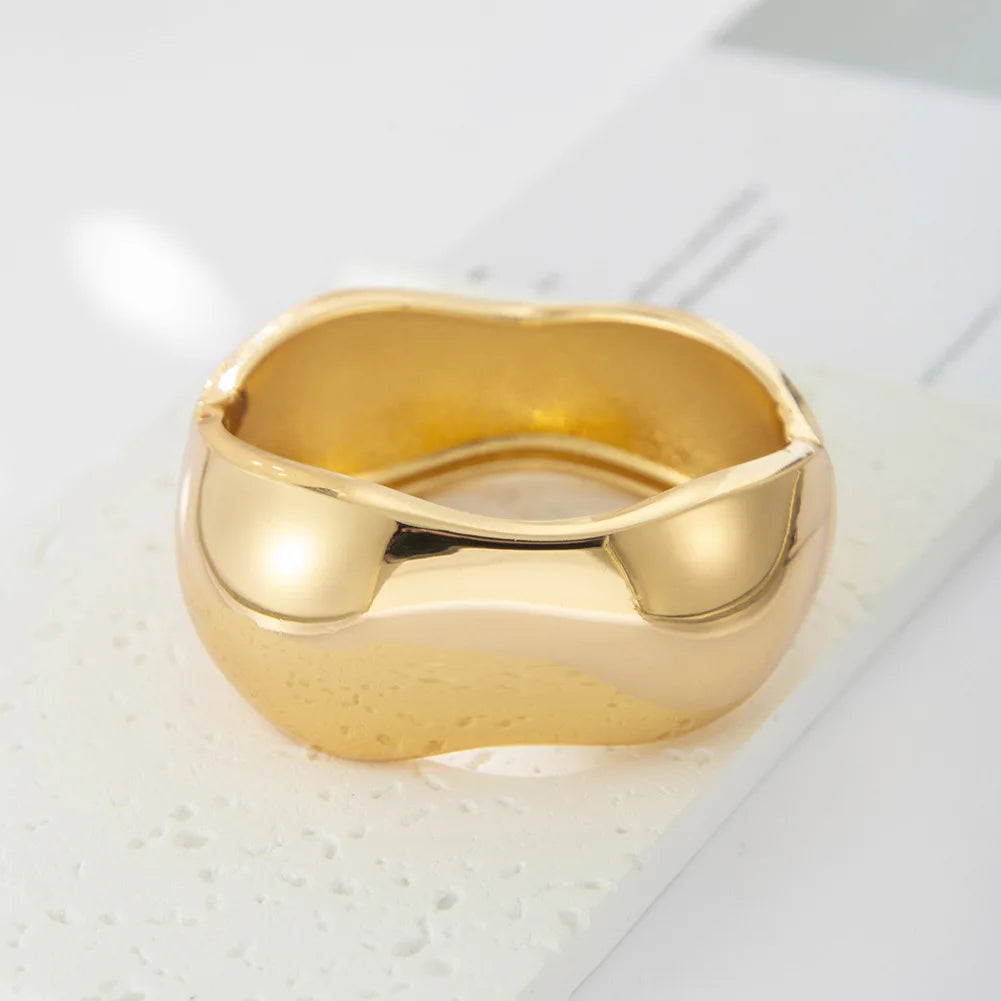 Luxury Gold Color Bangles Bracelet.