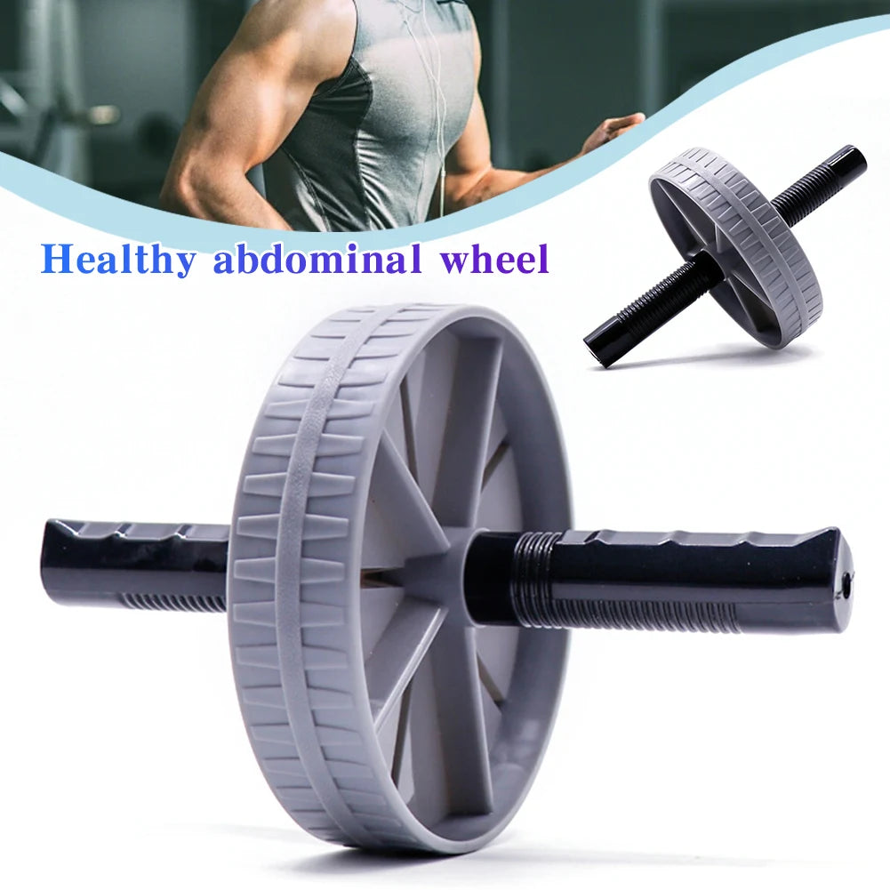 Roller Wheel Non-slip Abdominal Trainer.