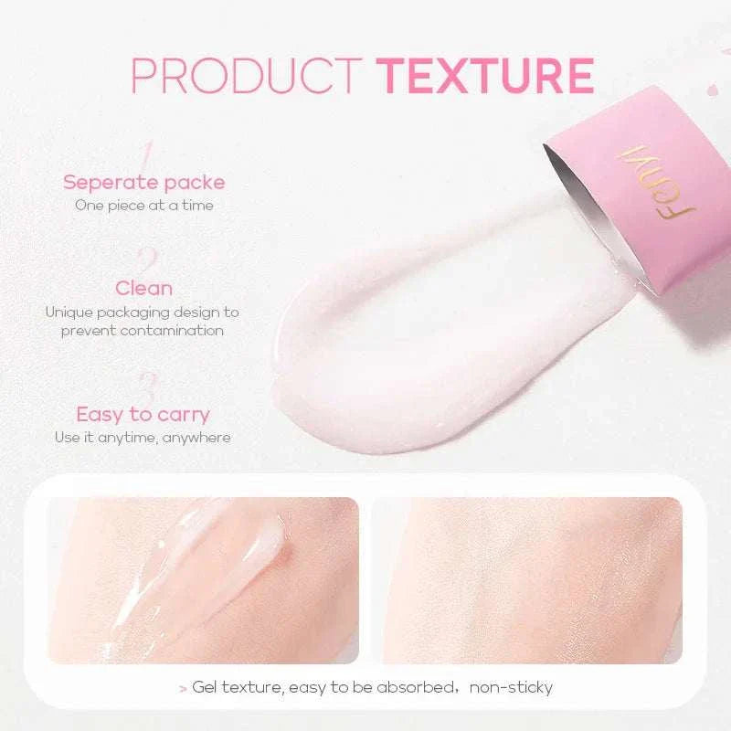 Sakura Moisturizing Sleeping Masks travel night cream with gel texture, separate clean packaging, easy to carry, nourishing rough and dry skin