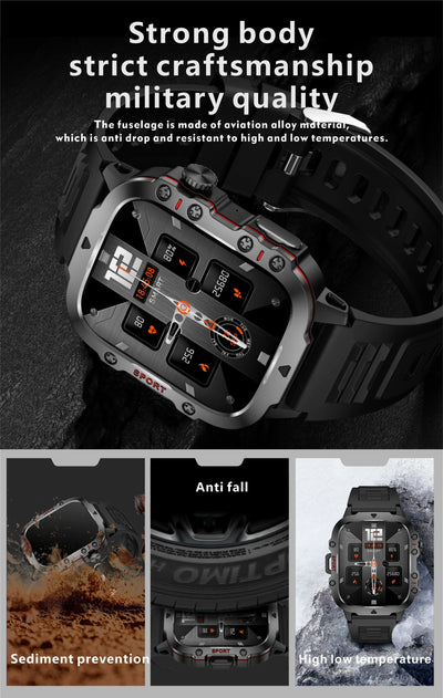 Smartwatch Waterproof Bluetooth Call Ai Voice.