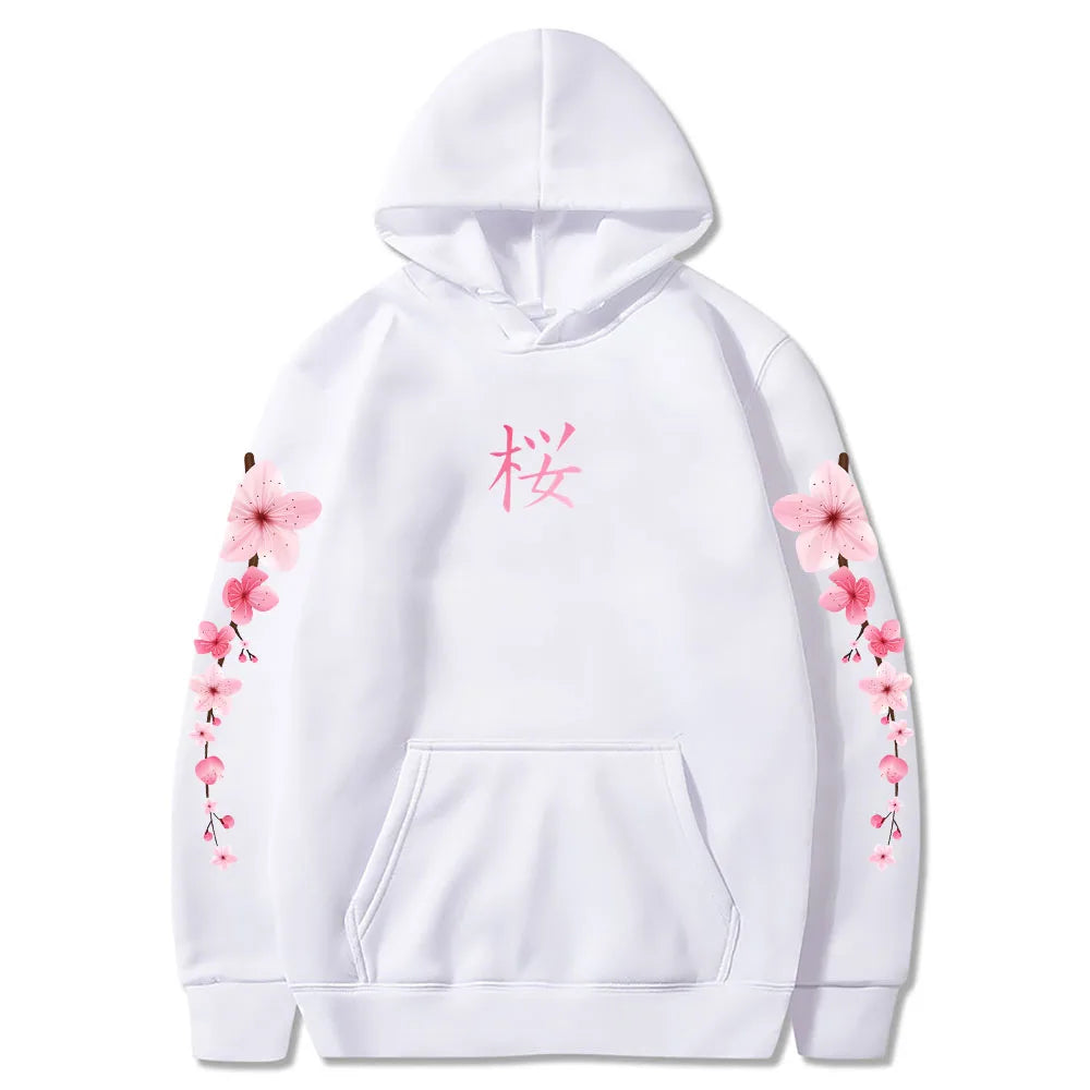 Japanese Blossom Sakura Graphic Hoodies.