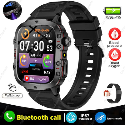 Military Smart Watch Sports Fitness Tracker.