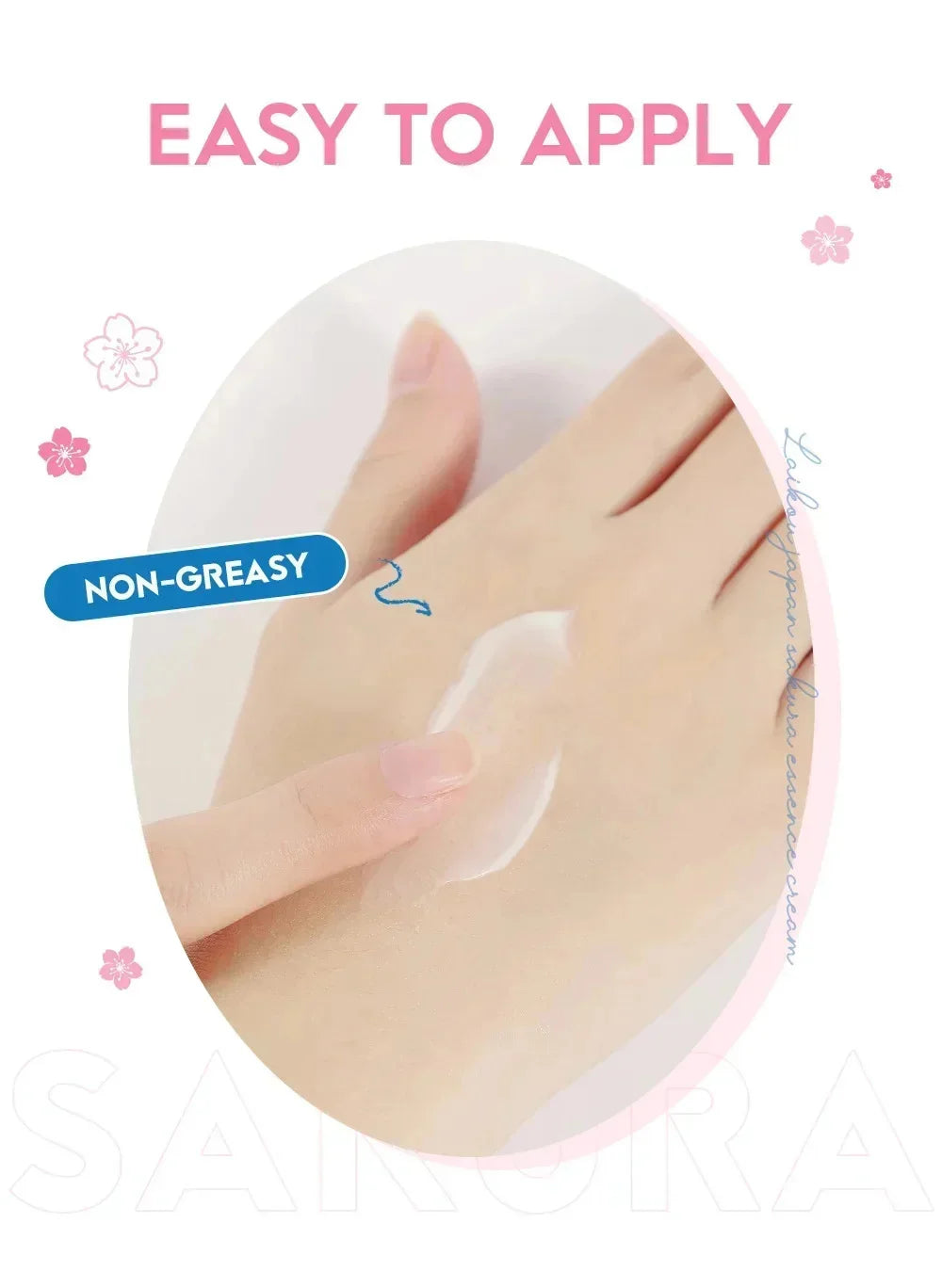 Japan Sakura Wrinkle Remover Face Serum Cream Anti-Aging Fade.