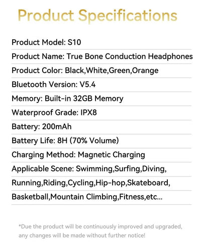 Bluetooth Headphone Swimming Earphone.