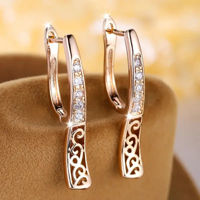Unique Design Hoop Earrings.