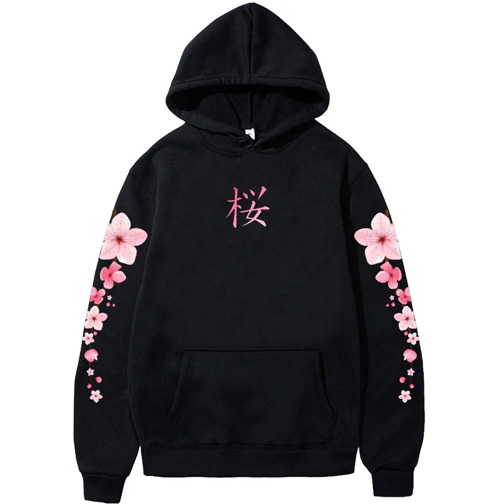 Japanese Blossom Sakura Graphic Hoodies.
