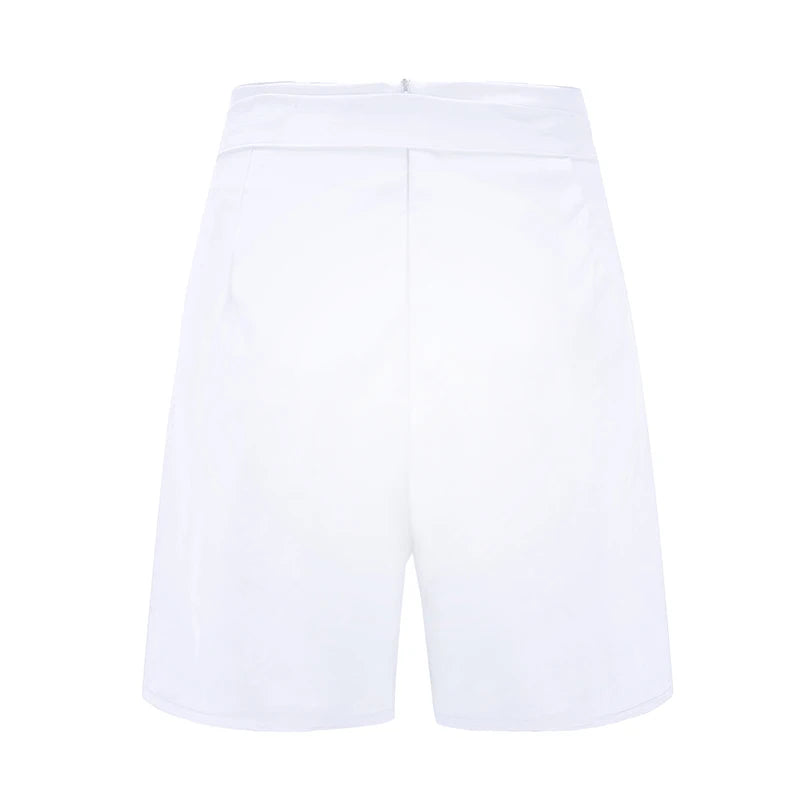 Tie Waist Beach Summer High Waist Shorts.
