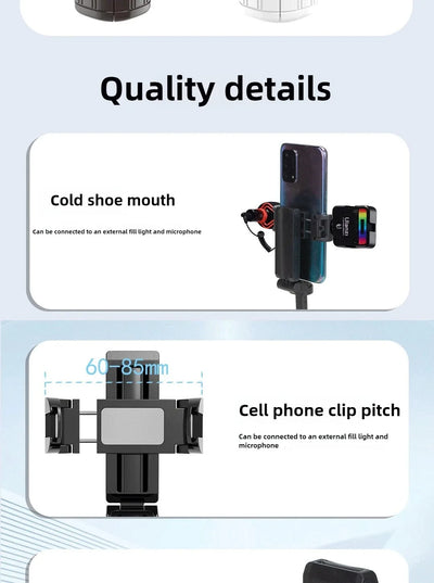 Super Mini Selfie Stick Portable Phone Holder.