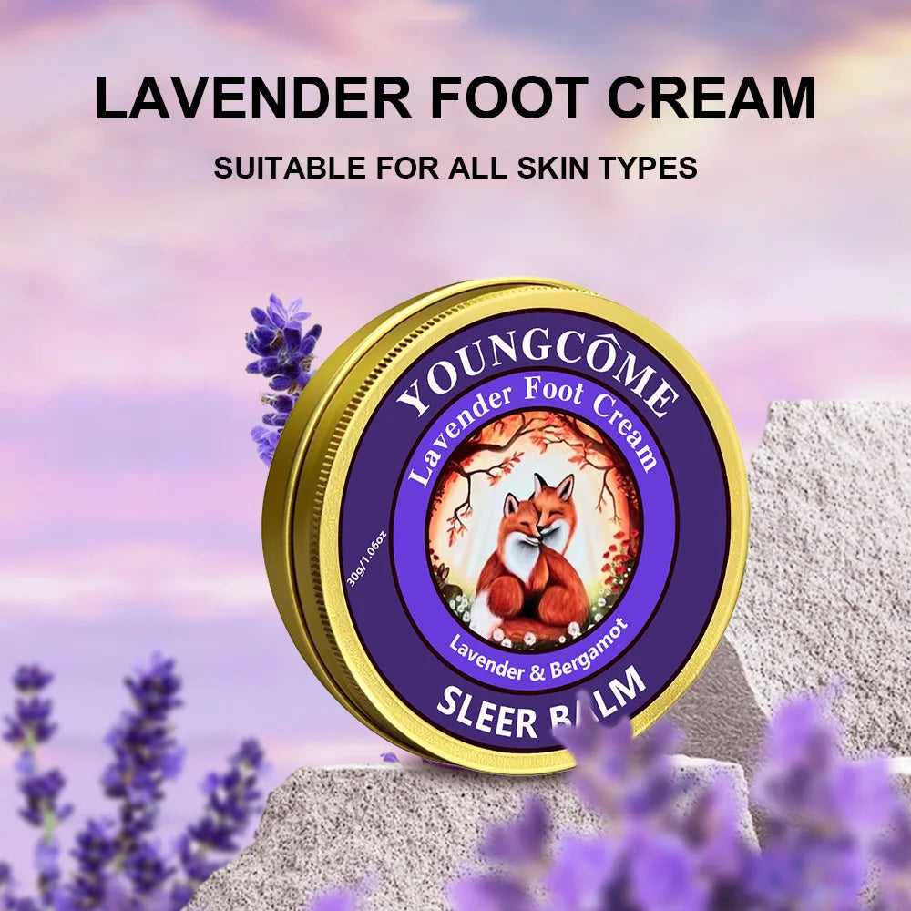 Lavender Hand and Foot Care Moisturizing Cream.