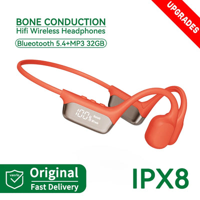 Bluetooth Wireless Swimming Headsets.