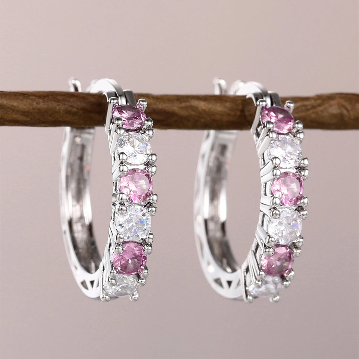 Unique Design Hoop Earrings.