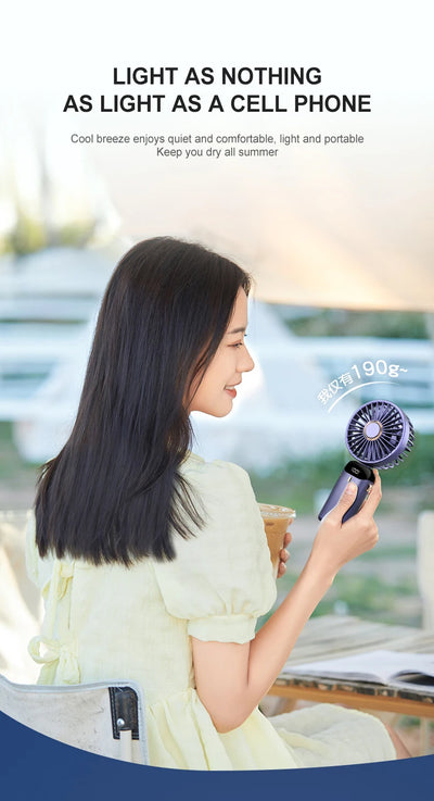 Mini Fan Foldable Portable Neck Hanging.