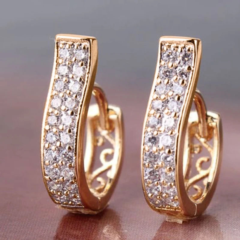 Unique Design Hoop Earrings.