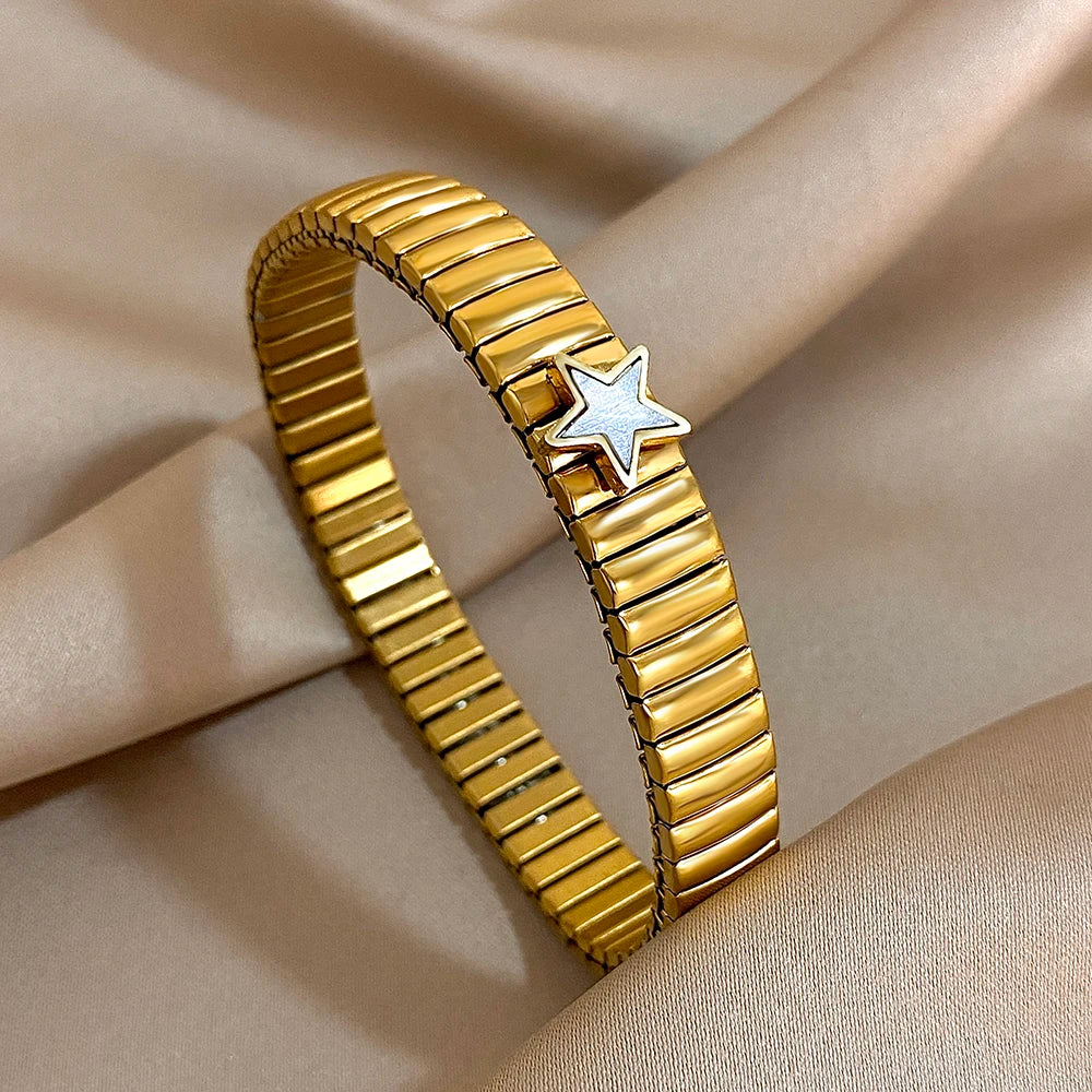 Pepper Cherry Pendant Elastic Bangles Bracelets.