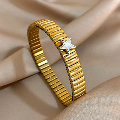 Pepper Cherry Pendant Elastic Bangles Bracelets.