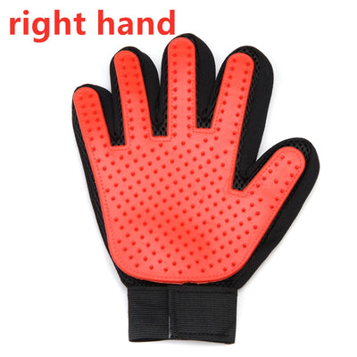 Pet Glove Cat Grooming Glove and Hair Deseeding.