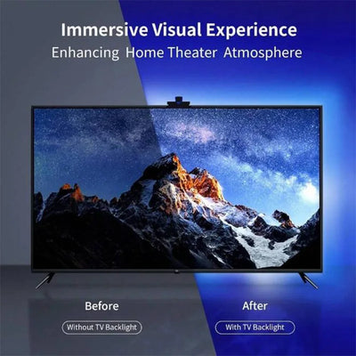 TV Backlight Music Sync Smart Strip Lights.