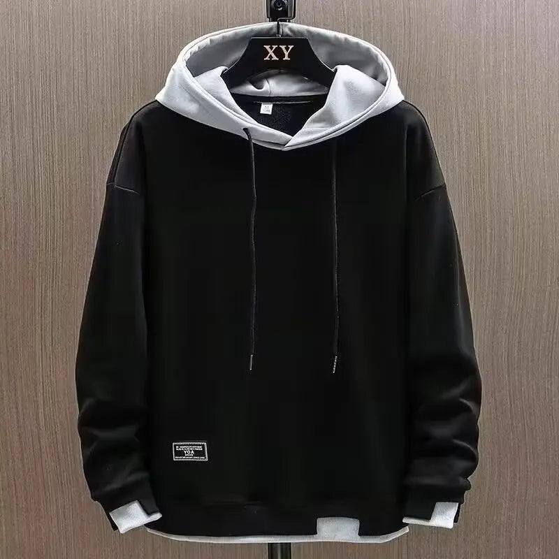 Men Hoodies Pullover Long Sleeve Sweatshirt.