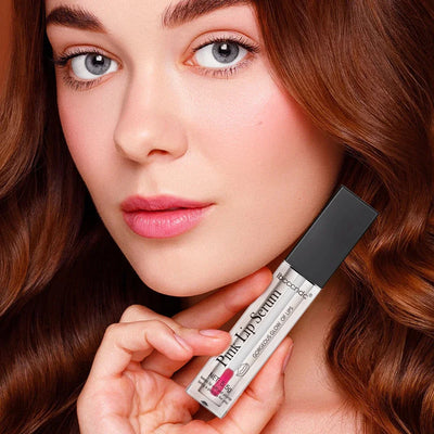 Natural pink serum lipstick.