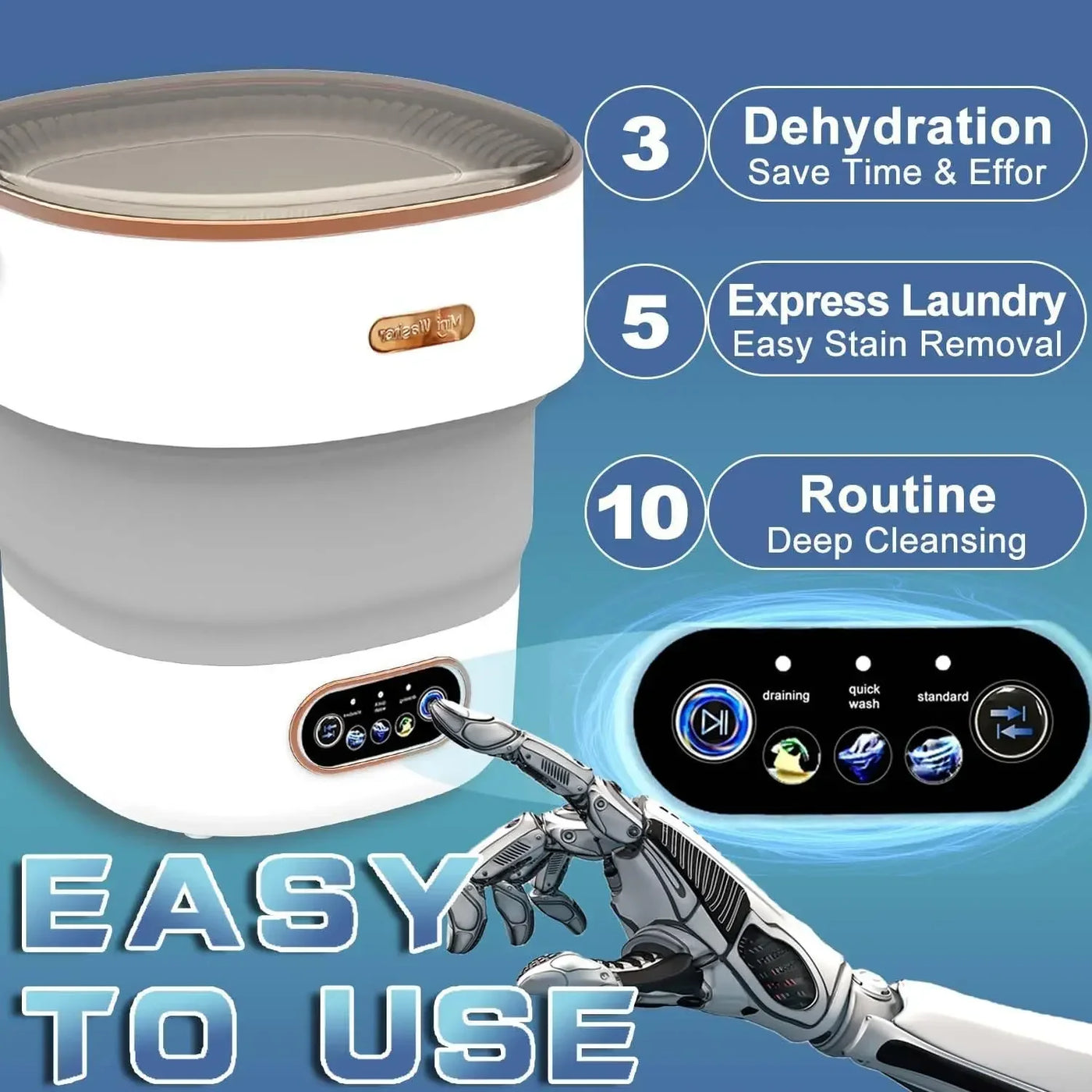 15L Small Washing Dryer Machine.