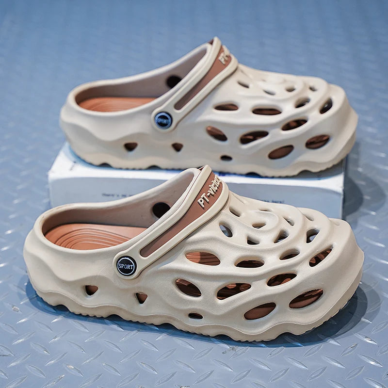 Comfortable Soft Outdoor Sandals Slippers Beach Clogs.